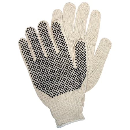 Mcr Safety Gloves, Reg Dot 1 Side Nat'l 7 Gauge M, 12PK 9658M